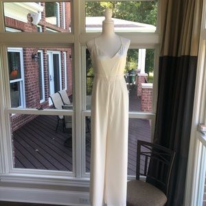 BHLDN Jill Stuart “Nicki” Ivory Jumpsuit, NWT
